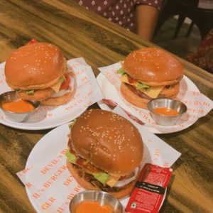 Korean Fried Chicken Burger