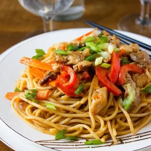 Chicken Schezwan Noodles