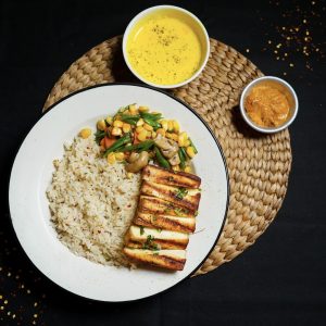 Grilled Paneer Rice Bowl